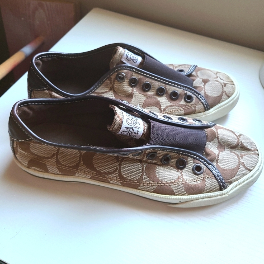 Coach Slip On Sneakers Size 6B